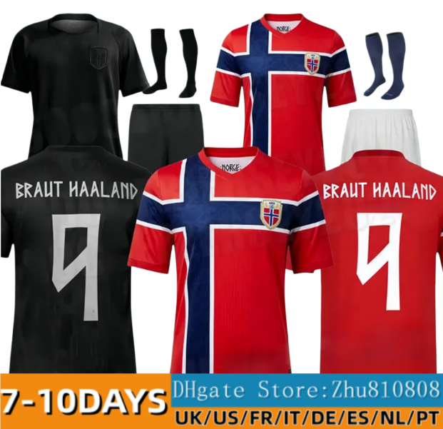 26 27 Norway HAALAND Soccer Jerseys 2026 2027 Norwegian Home Away Fans Player Men kids Football Shirt Kit SORLOTH NUSA AASGAARD HORN MYHRE DONNUM RYERSON