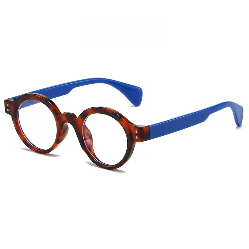 New Anti Blue Light Reading Glasses With Spring Designer Eyeglass Legs And Square Frame Cross-border New Fashion Women's High-end Anti Blue Light