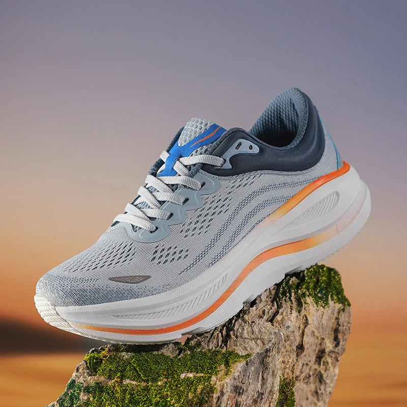 Fashionable casual mens sneakers non-slip wear-resistant air cushion sneakers outdoor lightweight breathable mesh running shoes 260410