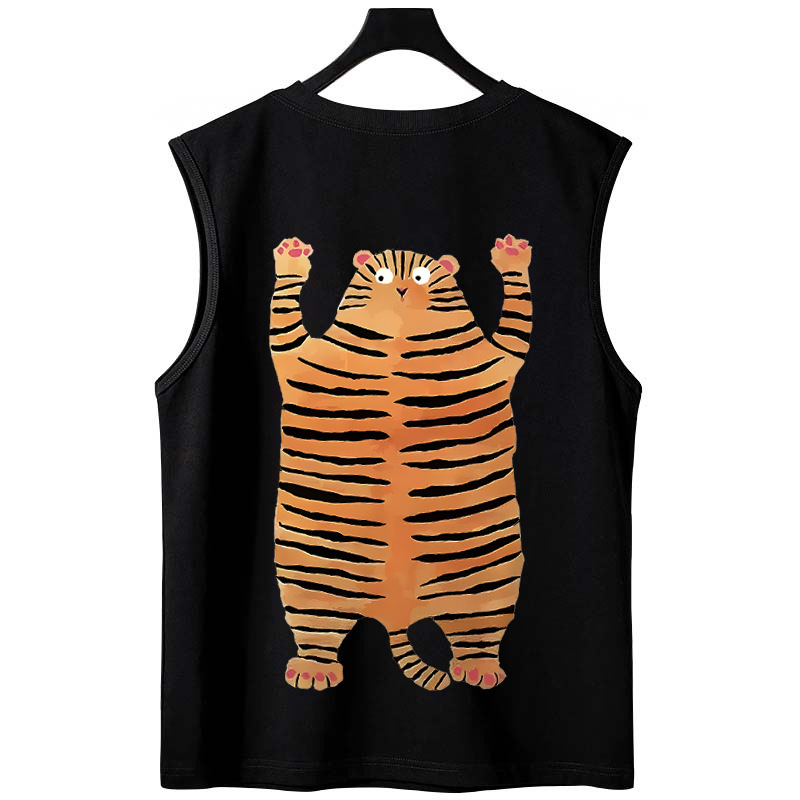 2026 Summer Hip-Hop Tank Tops | Loose Trendy Streetwear INS Hong Kong Style Athletic Basketball Sleeveless Tees