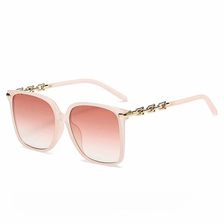 2026 New Designers Chain-style Sanctuary Women's Sun Glasses - Outdoor Beach Square Large Frame Sun Glasses - Trendy Street Photography Style Eye