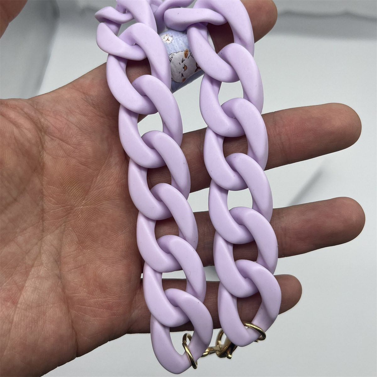 Acrylic Womens Bag Shoulder Straps Acrylic Chain Straps for Purse Handbags Chunky Chain Purse Strap 250709