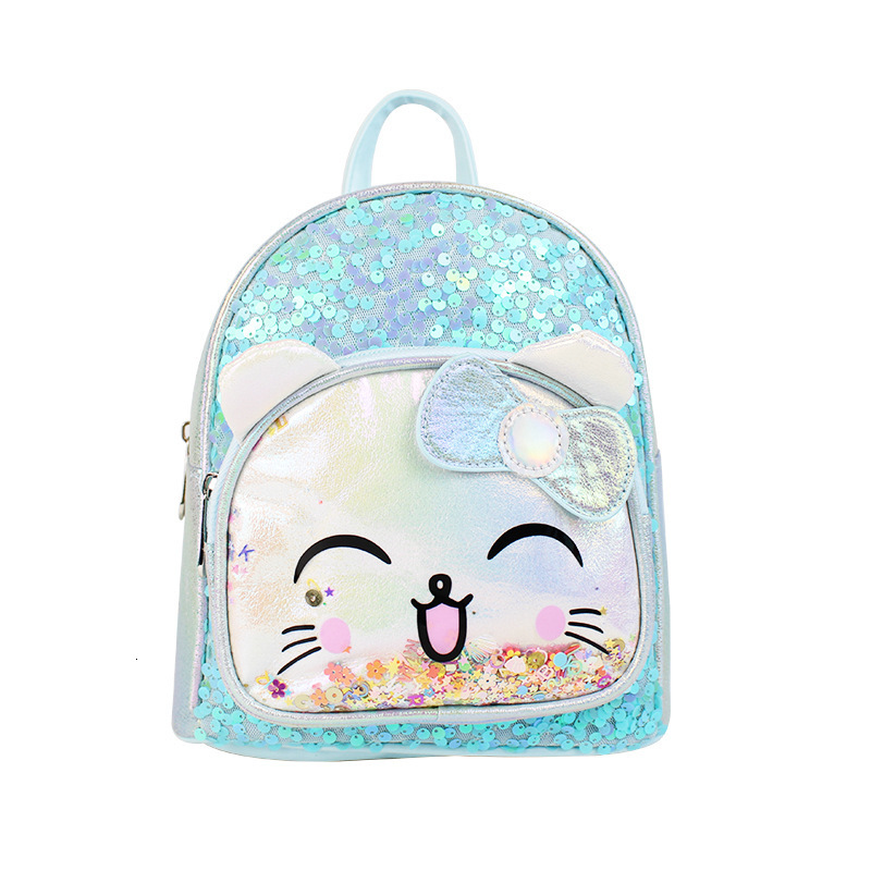 Meetbelify Backpack for Girls Schoolbag for Girls Sequin School Bookbag for Elementary Students Travel Bag with lunch box