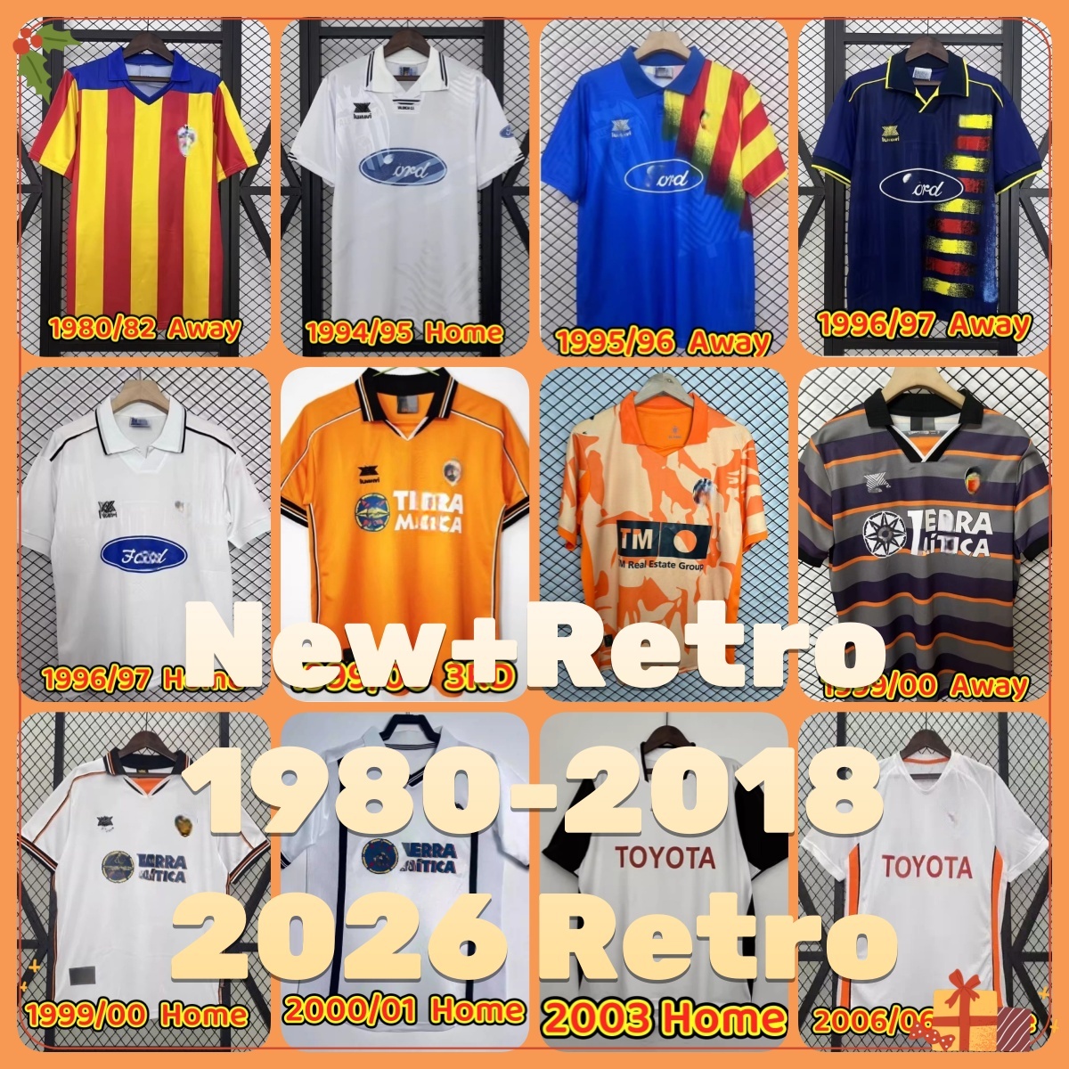 2026 Retro Matchday VaLENCias 1995 96 97 99 00 01 06 07 MENDIETA Romario Retro Soccer Jerseys 2009 2010 Aimar HUGO DURO G. A.ALMEIDA Gaya PEPELU GUERRA Football Shirt