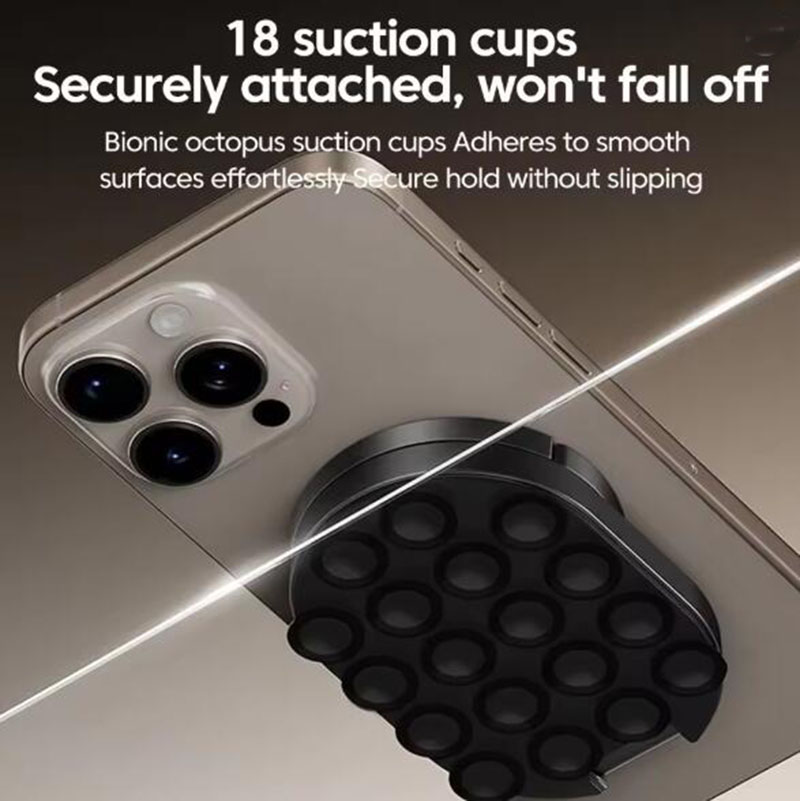 3-in-1 Magnetic Suction Cup Phone Holder portable adjustable Cell Phone Stand With Strong magnetic For Desk Wall Car Mount use N52