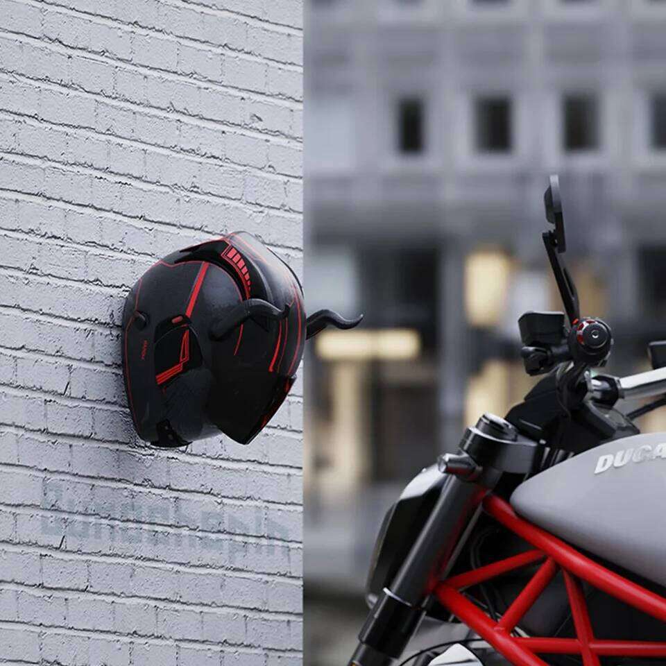 Kitchen Cabinet Shelf Wall Mount Hooks Motorcycle Hook Racks Helmet Display Hanger Stand Wall-Mounted Storage Holder