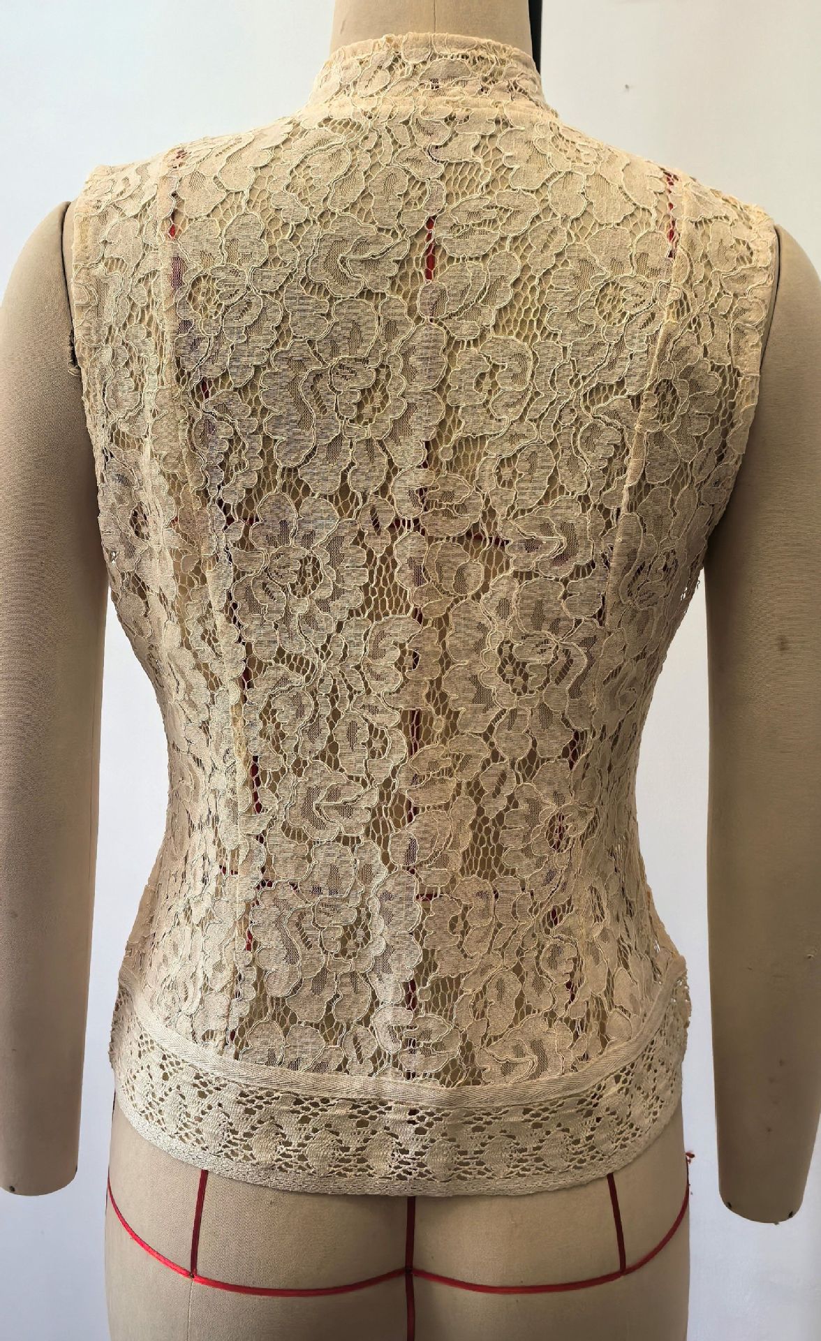 Women's Summer Lace Printed Blouse Vintage Hollow Out See-Through Tops Fashion Commute Shrug for Ladies