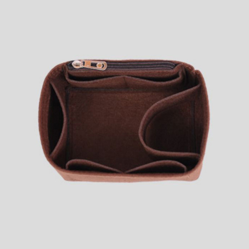 2026 New Felt Purse Organizer Insert for Women, Multi-compartment Tote Bag Organizer with Zipper, Fashion Bag Inlay for Daily Use - view 4