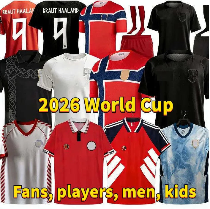 Norway Jersey 2026 World Cup BRAUT HAALAND Soccer Jerseys SORLOTH NUSA AASGAARD HORN MYHRE DONNUM RYERSON MOLLER WOLFE 25 26 Noruega Football Shirt Men Kids Kit top