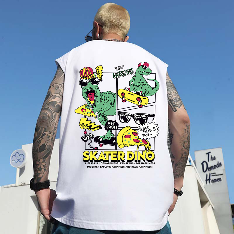 2026 Summer Men's Osaka Print Tank Tops | Trendy Oversized Big & Tall Loose Basketball Gym Athletic Sleeveless Tees