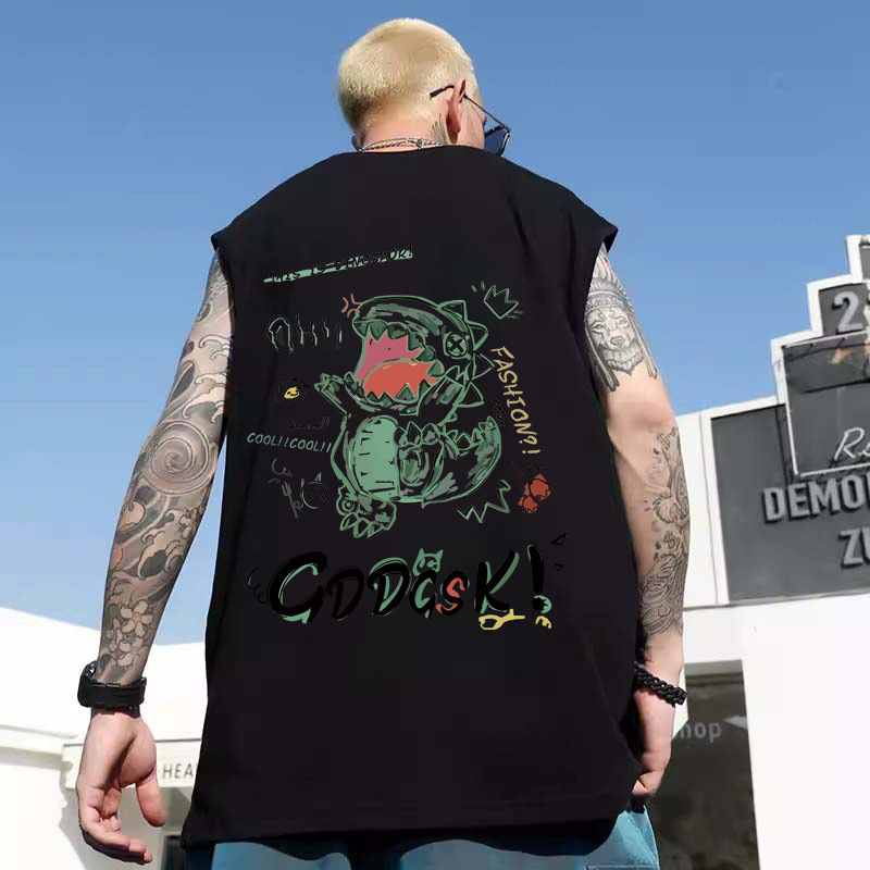 2026 Summer New Men's Tank Tops | Oversized Loose Plus Size Athletic Sleeveless Tees for Big & Tall
