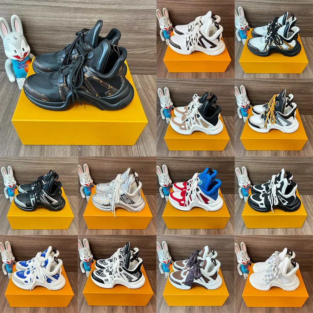 designer sneakers Fashion casual shoes for womens dress Increasing Archlight Top Shoe Dad Sneakers Luxury Runner trainers Woman Thick Platform shoes Flats Suedes