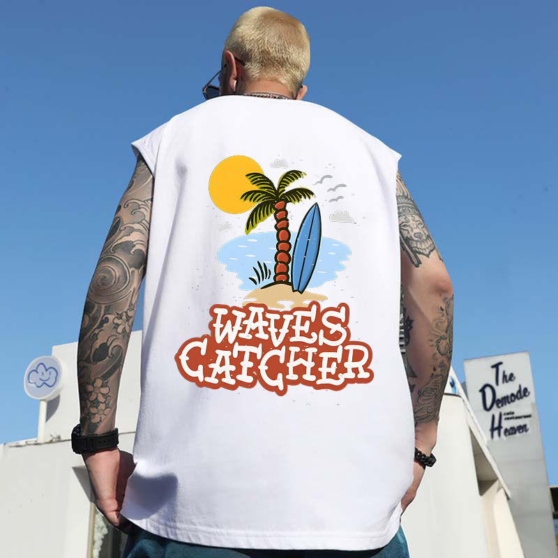 Summer Men's & Women's 300LBS Plus Size American Printed Tank Tops | Trendy Loose Oversized Athletic Sleeveless Tees