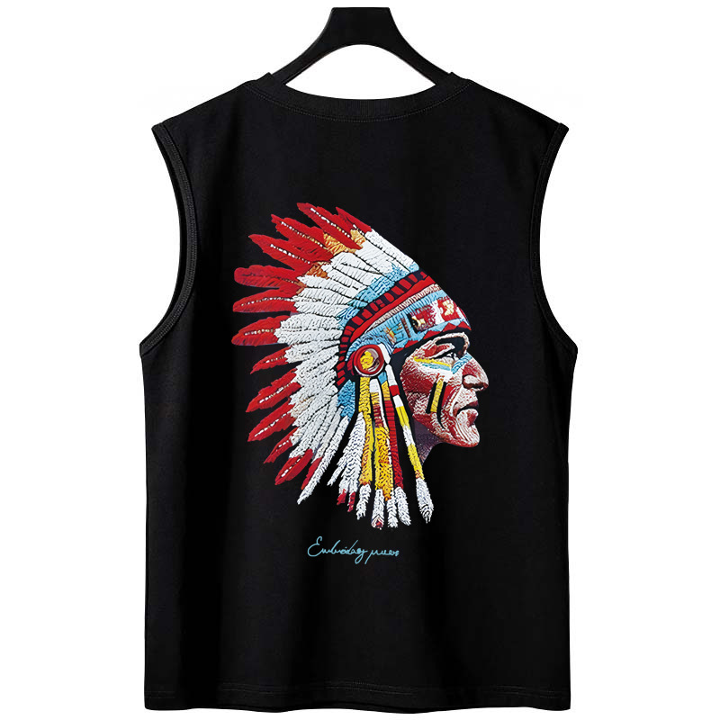 Summer Men's Trendy Oversized Printed Athletic Tank Tops | American Style Loose Basketball Sleeveless Tees