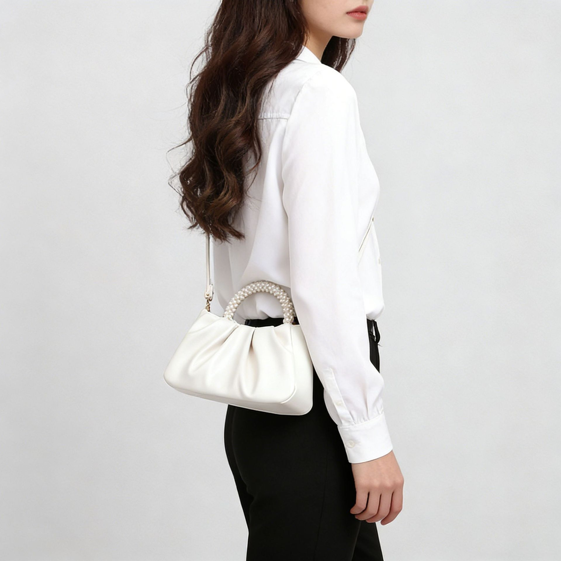 2025 New Korean-style Multi-purpose Fashion Handbag with Embroidery and Small Pouch - Women's Popular Shoulder Bag At The Elbow ddmypanda