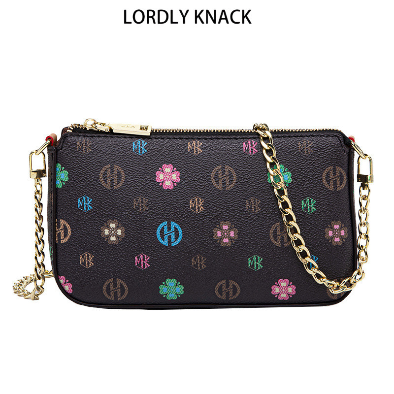 LORDLY KNACK New Women's Light Luxury High-End Single Shoulder Crossbody Chain Small Square Bag - view 3