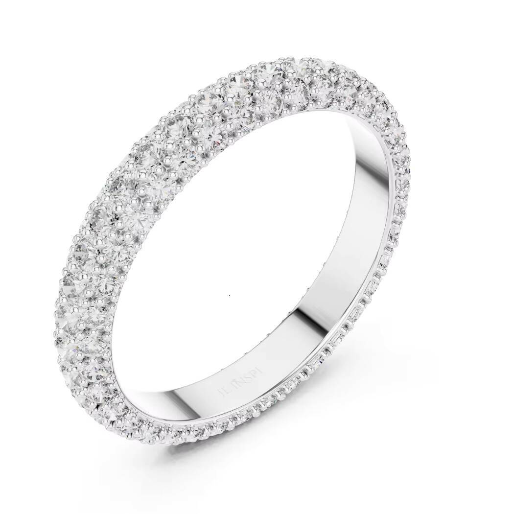 Round Diamond Rings Elegant Lab Grown IGI Certified Fine Jewelry for Engagement Wedding or Gift Available in Sizes and Carats