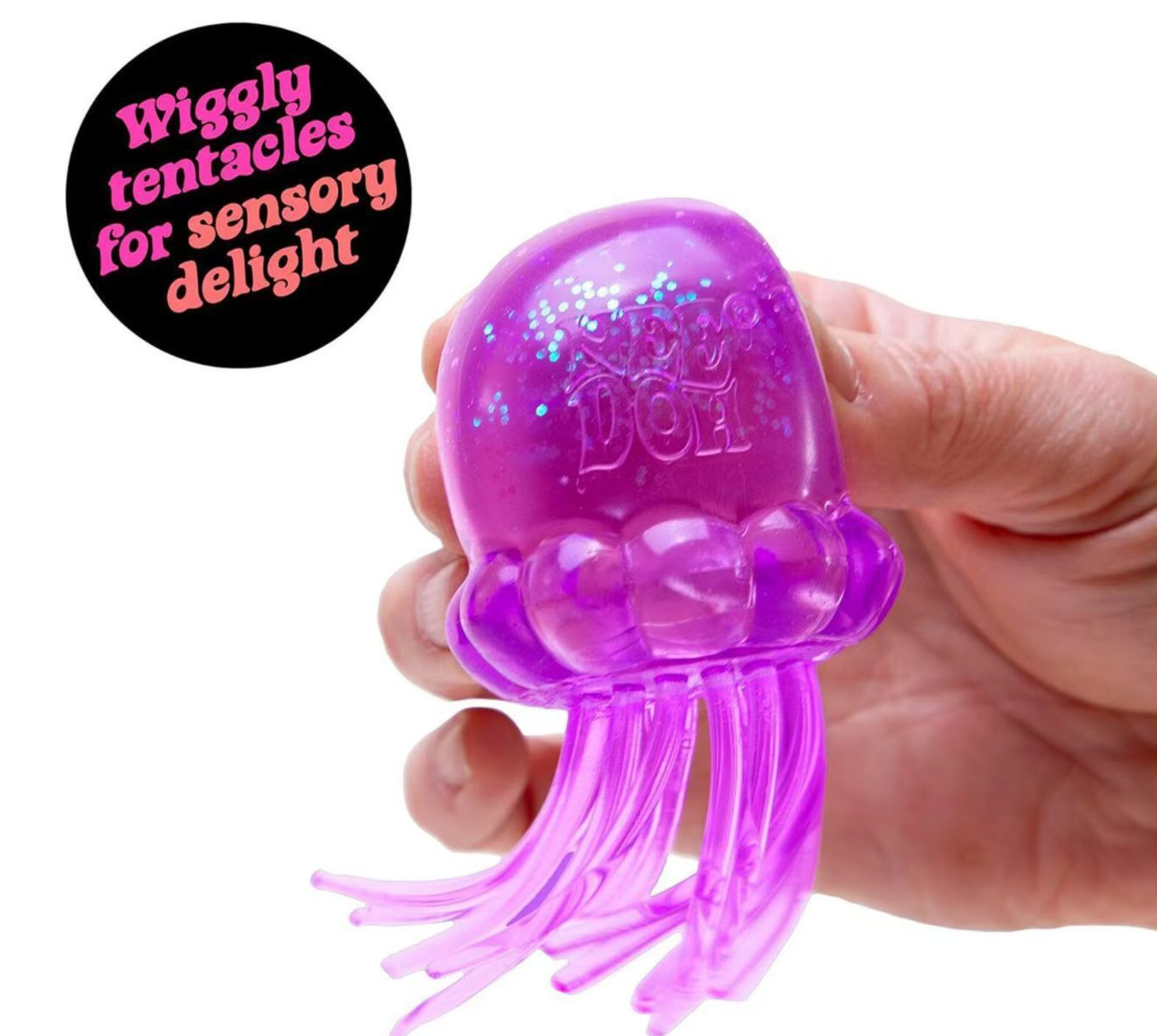 Wholesale bulk ready to ship hot selling samll and large size soft squeeze decompression Jelly fish squishy Squeeze Stress Ball