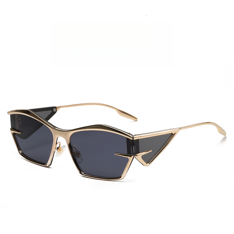 2026 New Model Designer Futuristic Style Technological Lens Sunglasses Fashion Show Outdoor Beach Fashion Sunglasses Suitable For Both Men And Women