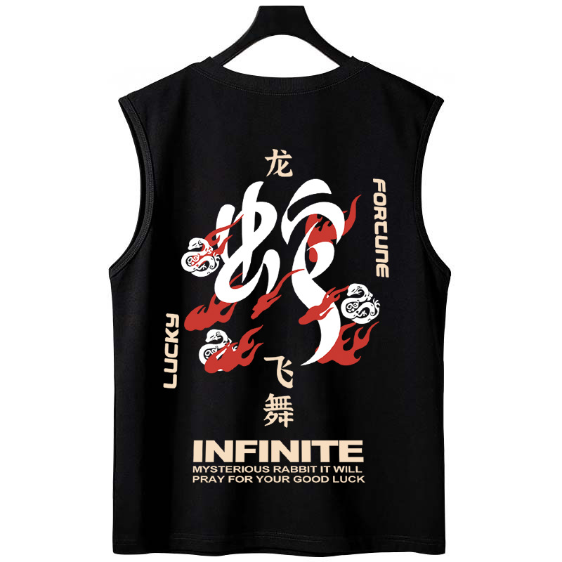 2026 Summer Men's Loose Plus Size Tank Tops | Trendy Athletic American Style Sleeveless Tees