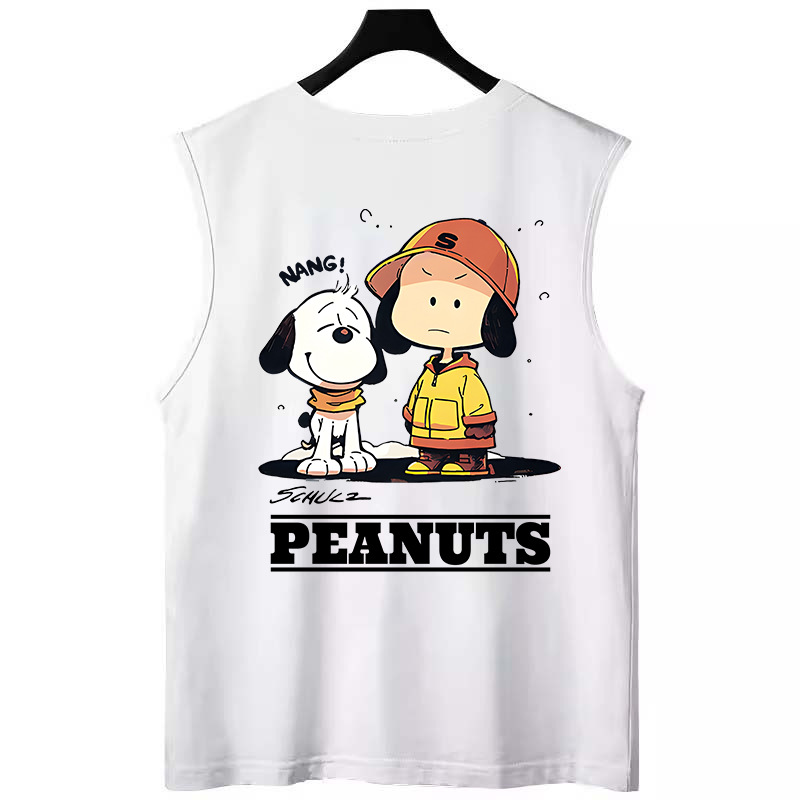 Summer Men's Printed Sleeveless Tees | Trendy INS Lightweight Athletic Basketball Gym Tank Tops for Outerwear