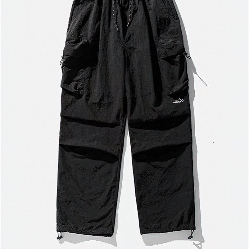 Vintage Baggy Hiking Cargo Pants Men Waterproof Casual Sport Jogging Sping Summer Parachute Pants Outdoor Wide 260410