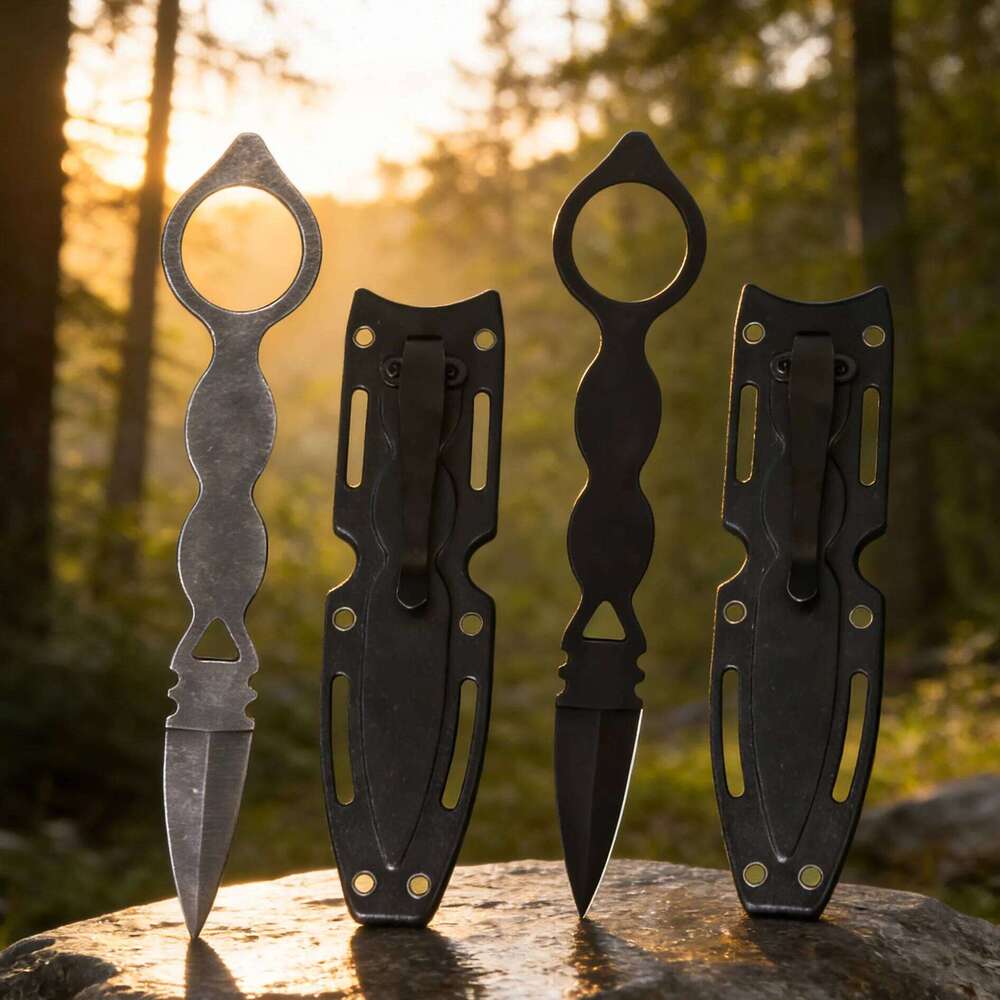 1/2PCS,Multi-Functional Essential Tactical Camping Knife Leisure Mountain Climbing Portable Outdoor Tools