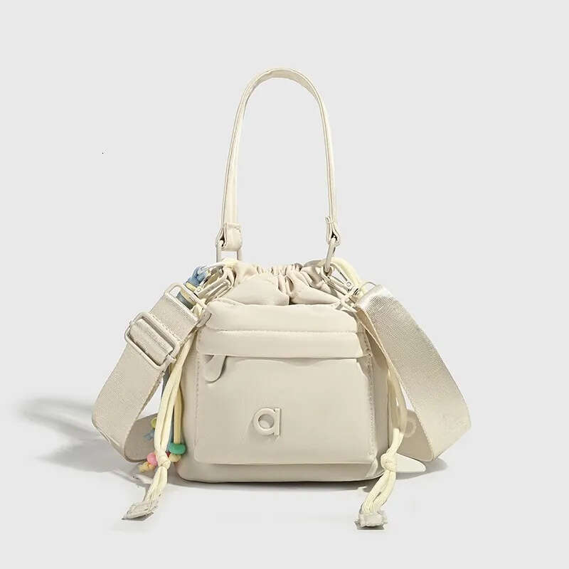 Alone gym travel backpack bucket bag New Yoga Fashionable Commuter Shoulder Korean-style Handbag Crossbody Tote Textured Women's Bag