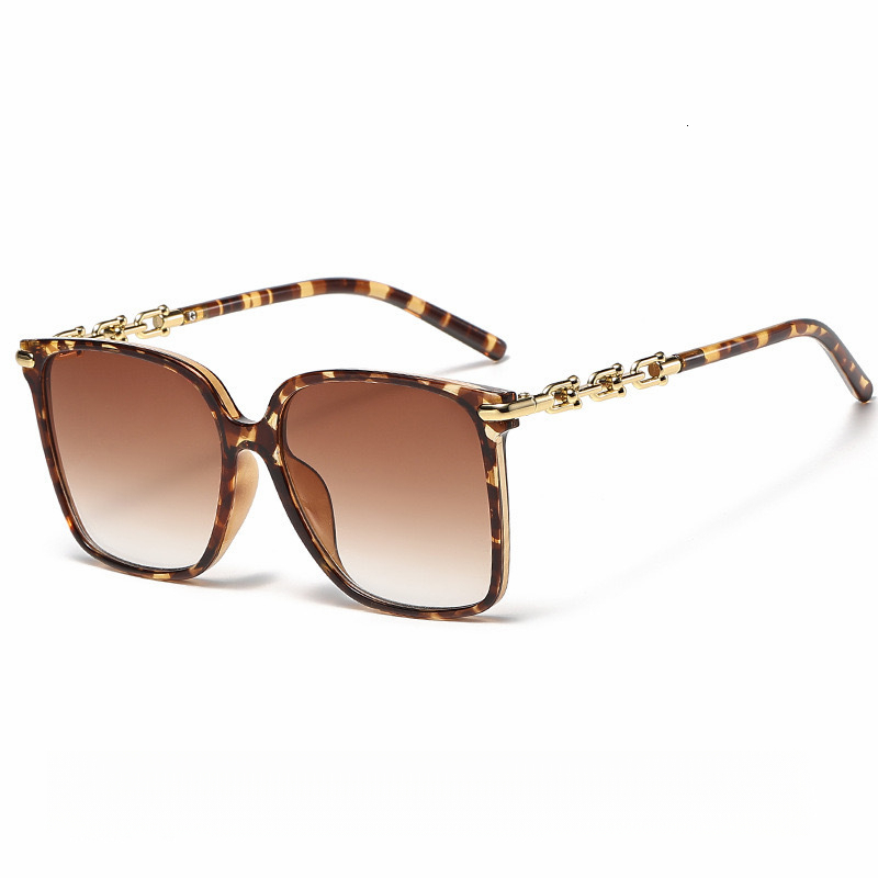 2026 New Designers Chain-style Sanctuary Women's Sun Glasses - Outdoor Beach Square Large Frame Sun Glasses - Trendy Street Photography Style Eye