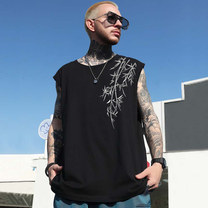 2026 Summer New Men's Tank Tops | Oversized Loose Plus Size Athletic Sleeveless Tees for Big & Tall