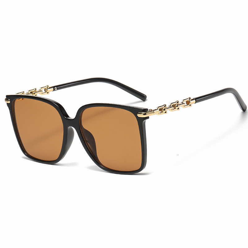 2026 New Designers Chain-style Sanctuary Women's Sun Glasses - Outdoor Beach Square Large Frame Sun Glasses - Trendy Street Photography Style Eye