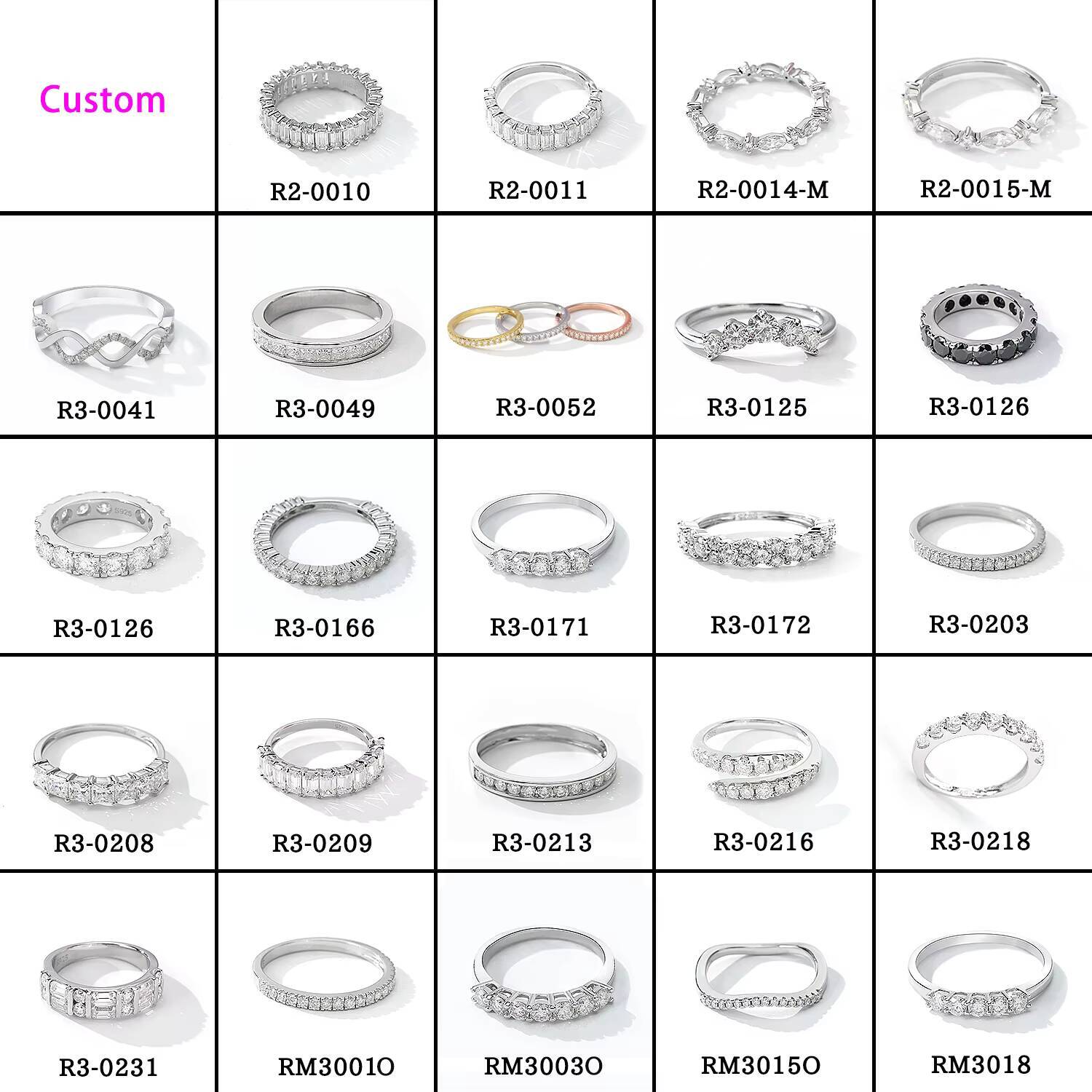Custom GIA/IGI Certified HPHT Lab-Grown Emerald Cut Diamond Engagement Ring 18K/14K/10K VVS CVD Diamond Certified by GIA/IGI