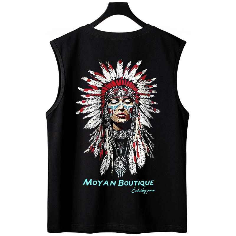 2026 Men's Athletic Tank Tops | Summer Outerwear Newspaper Print Plus Size Gym Running Sleeveless Vests