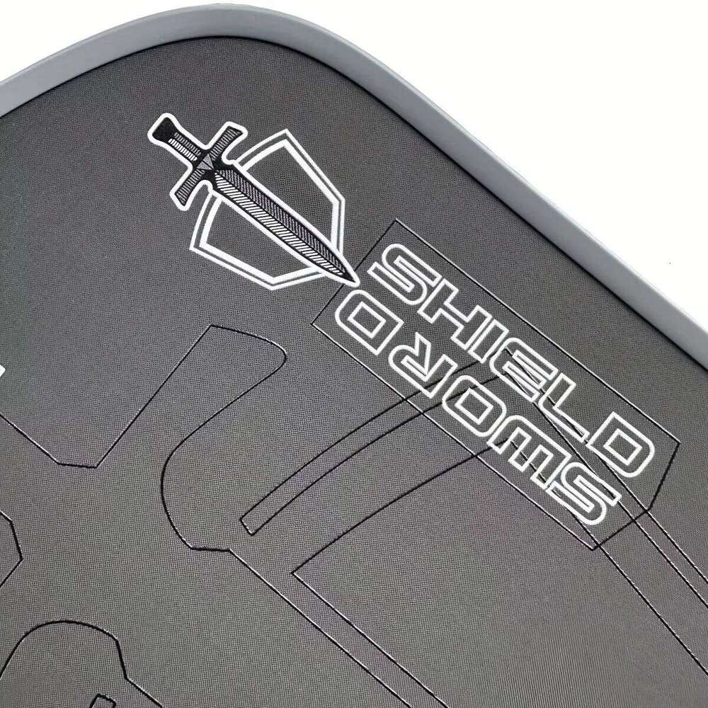 Sword Shield Pickleball Paddle, carbon fiber construction enhances spin and control for an aggressive playing style 26H0413