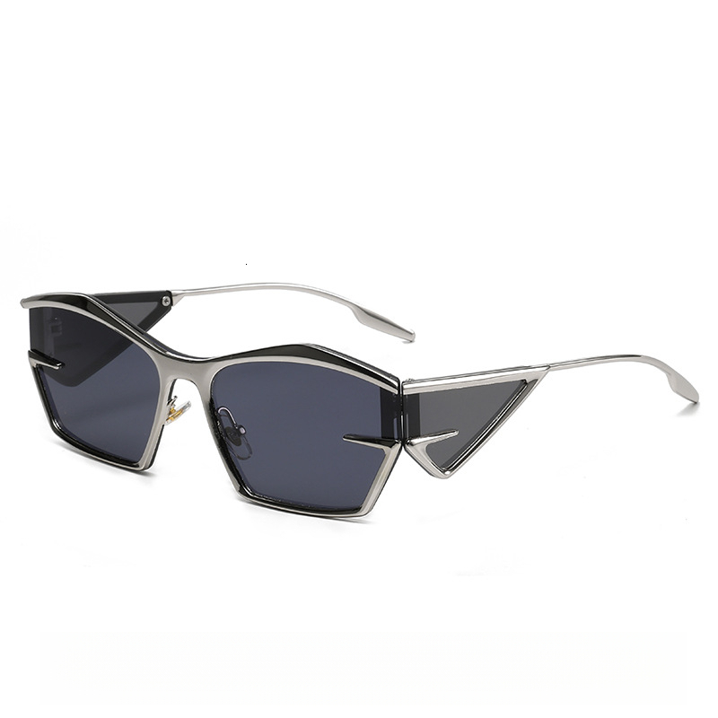 2026 New Model Designer Futuristic Style Technological Lens Sunglasses Fashion Show Outdoor Beach Fashion Sunglasses Suitable For Both Men And Women