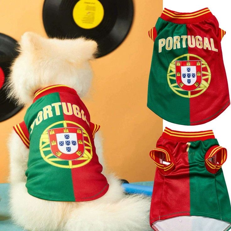 World Cup National Team Small Dog Jersey Breathable Mesh Pet Sports Shirt 6 Sizes XS to 2XL Argentina Mexico Portugal Luxury Pet Apparel for Teacup Yo