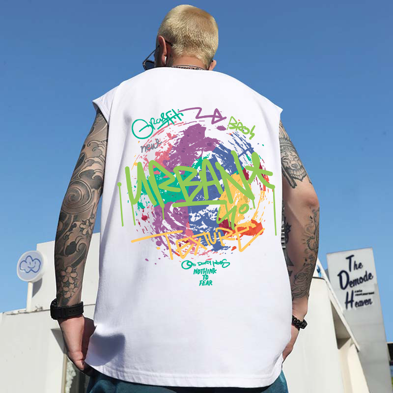 Summer Men's New Gym Tank Tops | Trendy Loose Plus Size Basketball Sleeveless Tees for Layering
