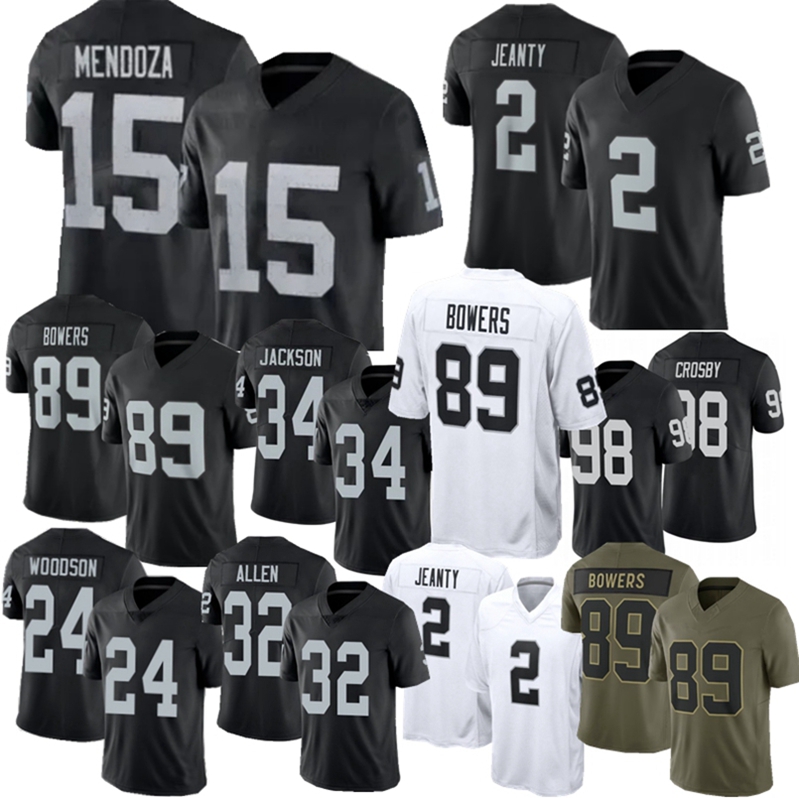Fernando Mendoza Maxx Crosby Brock Bowers Ashton Jeanty Football Jersey Cousins Jackson Charles Woodson