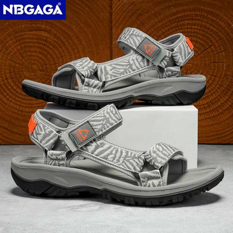 Classic Mens Hiking Sport Sandals Lightweight Leisure Beach Shoes Summer OpenToe Breathable Travel Walking Sandials 260413
