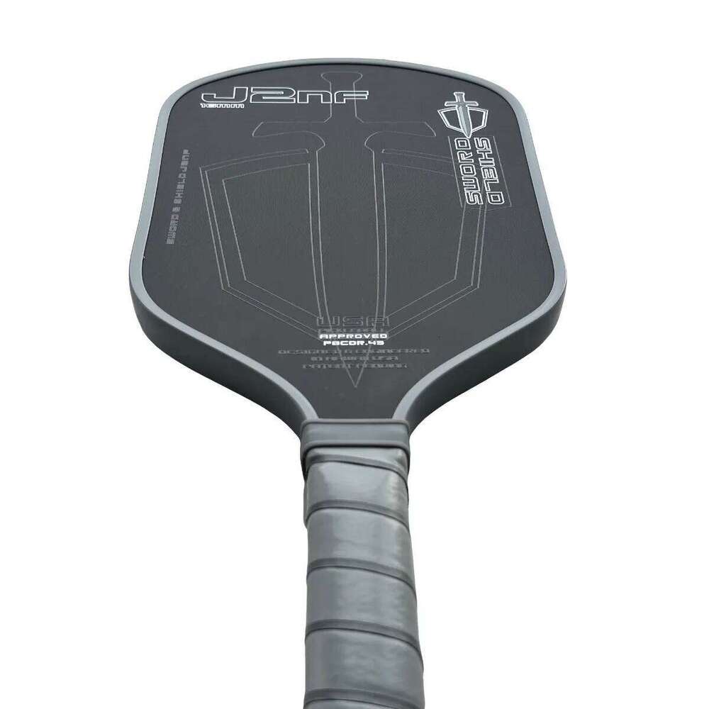 Sword Shield Pickleball Paddle, carbon fiber construction enhances spin and control for an aggressive playing style 26H0413