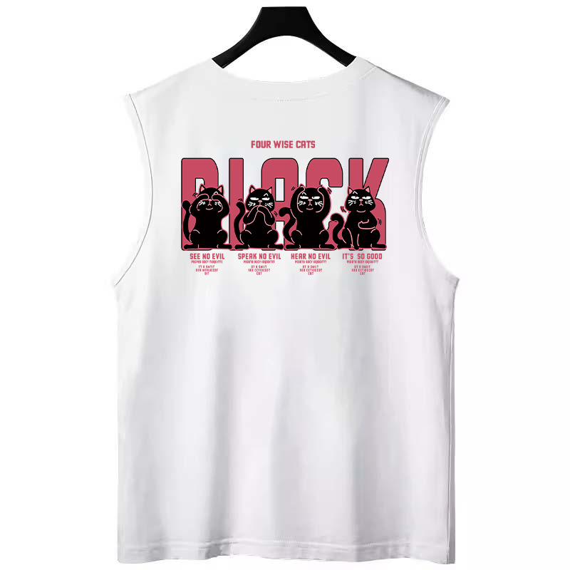2026 Summer Men's INS Trendy Basketball Tank Tops | Loose Athletic Gym Sleeveless Tees for Outerwear