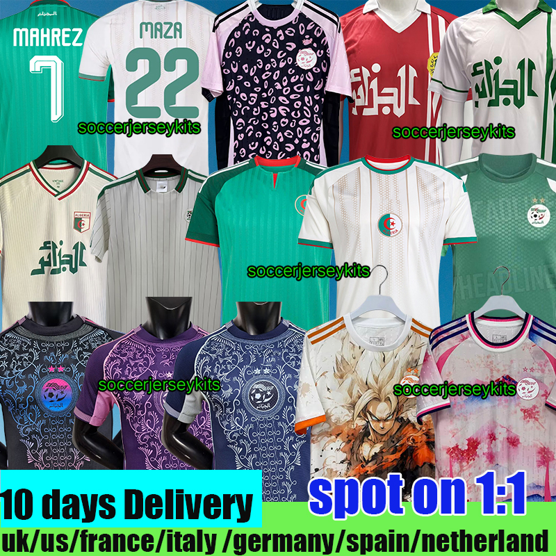 maillot algerie 2026 BENRAHMA Algerie Soccer Jerseys 2026 MAHREZ BENNACER GOUIRI Algeria football shirt AMOURA kits men kids sets maillot de foot 2026 2027