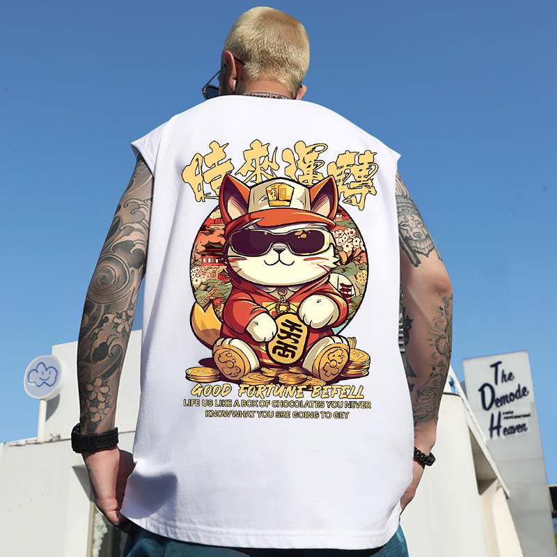 Big & Tall Fashionable Sleeveless Tanks Durable Lightweight Men's Over-Sized Shirt Ideal For Hot Weather