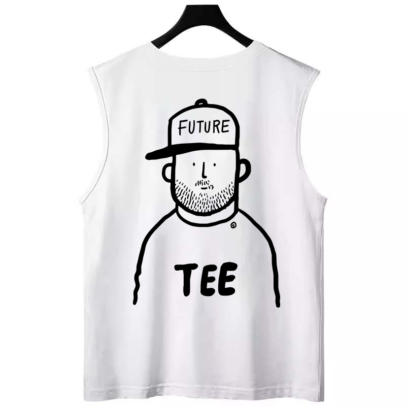 Teen Boys' Plus Size Tank Tops | Summer Trendy INS Outdoor Basketball Casual Sleeveless Tees