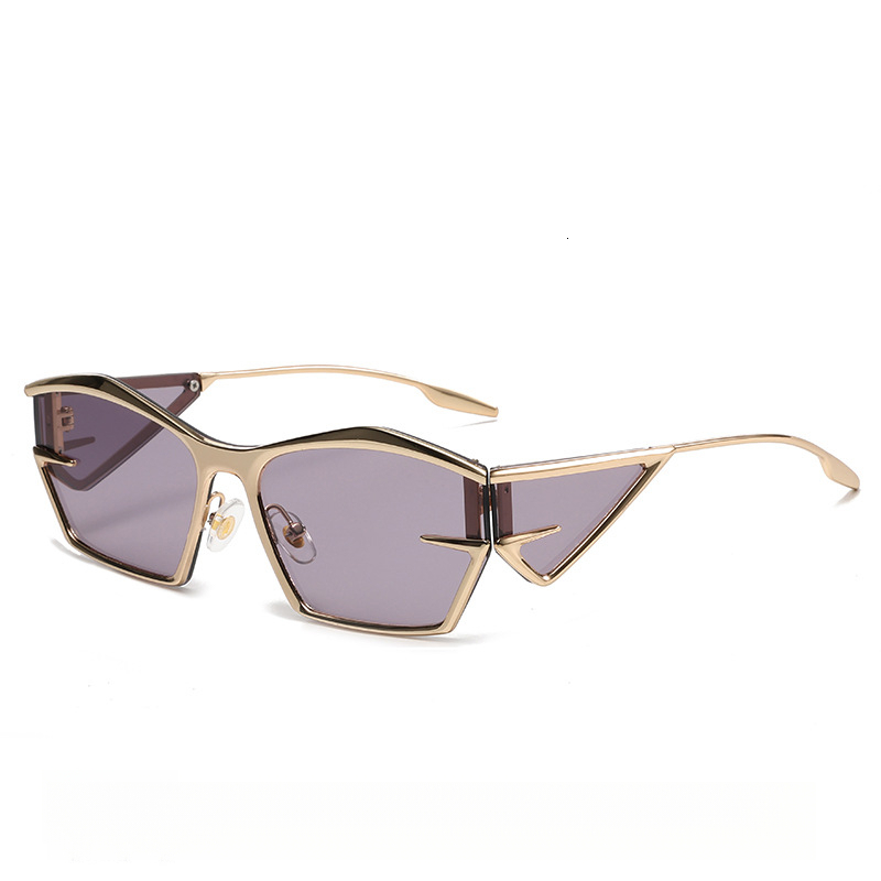 2026 New Model Designer Futuristic Style Technological Lens Sunglasses Fashion Show Outdoor Beach Fashion Sunglasses Suitable For Both Men And Women
