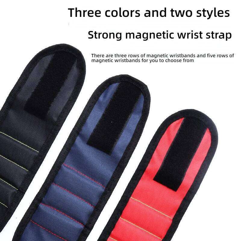 Strong Magnetic Wristband - Powerful Magnet Wrist Strap for Electricians & Carpenters | Screws Adsorption, Multipurpose Tool Sto