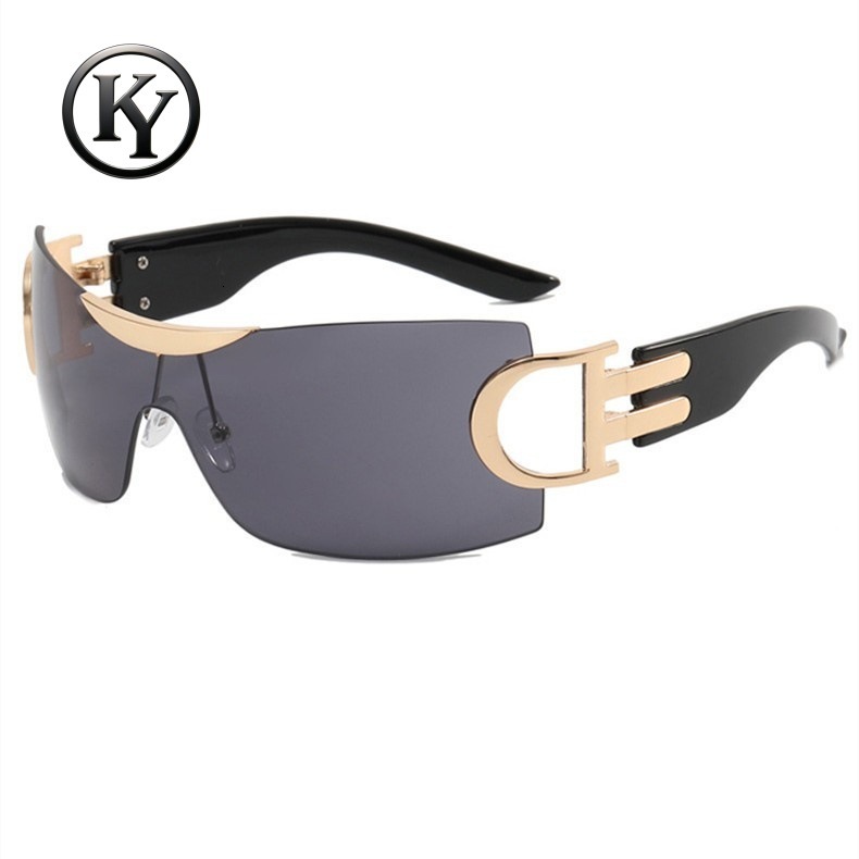 New Frameless Designer Sunglasses With Futuristic Technology Outdoor Fashion Sports Glasses Personalized Luxury Fashion Beach Sunglasses Wholesale