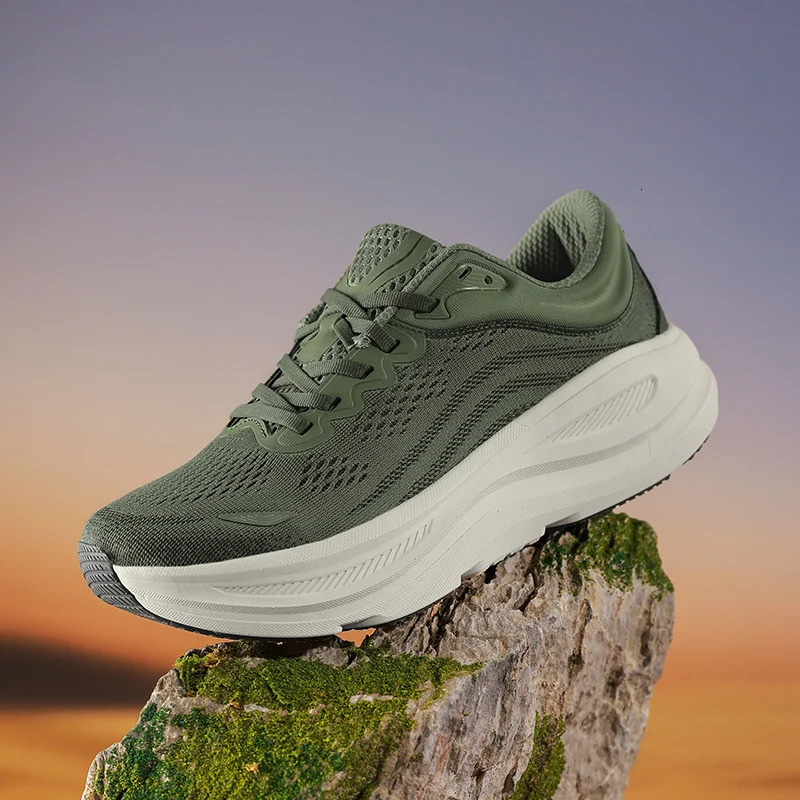 Fashionable casual mens sneakers non-slip wear-resistant air cushion sneakers outdoor lightweight breathable mesh running shoes 260410