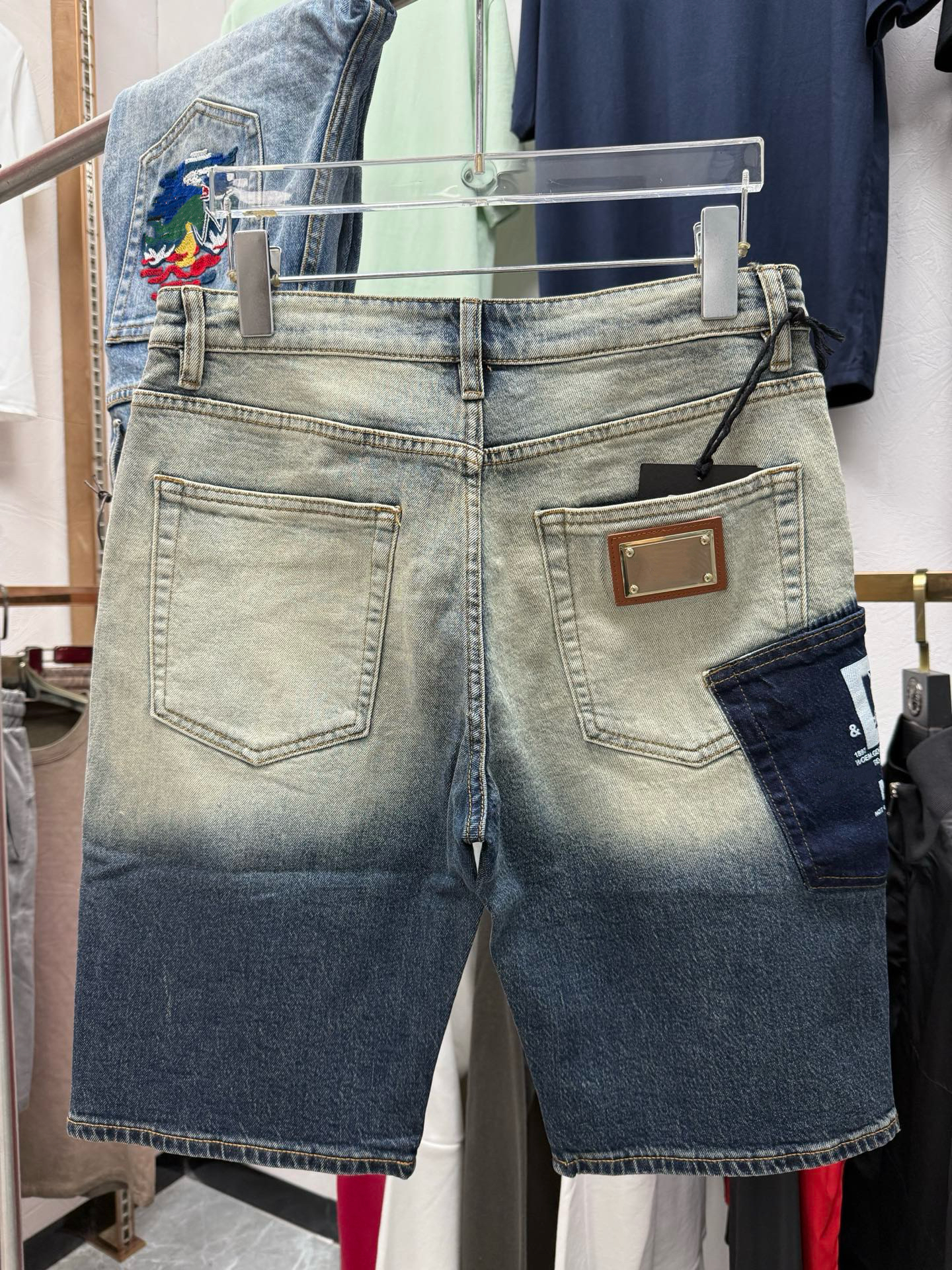 Designer denim shorts, men's jeans, five-pocket jeans, high-quality shorts, denim mid-length pants, casual pants, luxury classic and minimalist styles
