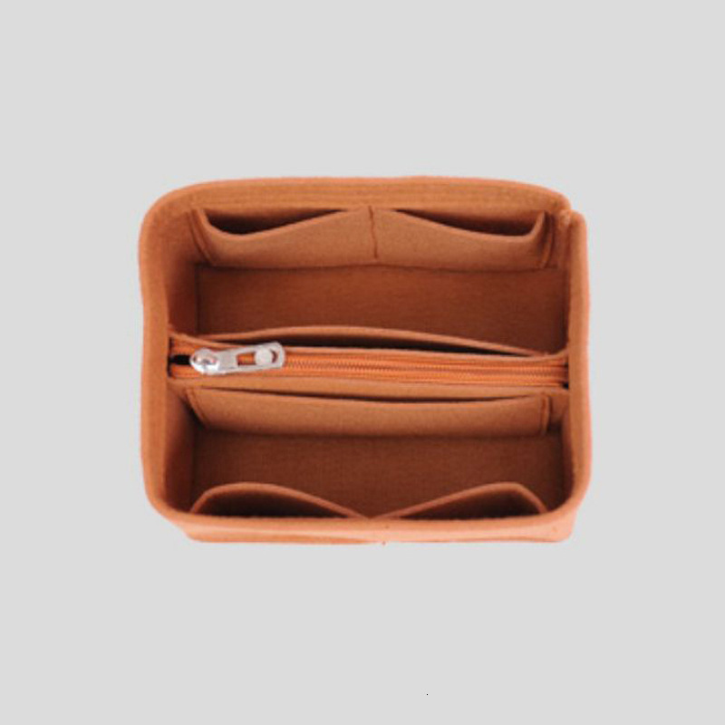 2026 New Felt Purse Organizer Insert for Women, Multi-compartment Tote Bag Organizer with Zipper, Fashion Bag Inlay for Daily Use - view 8